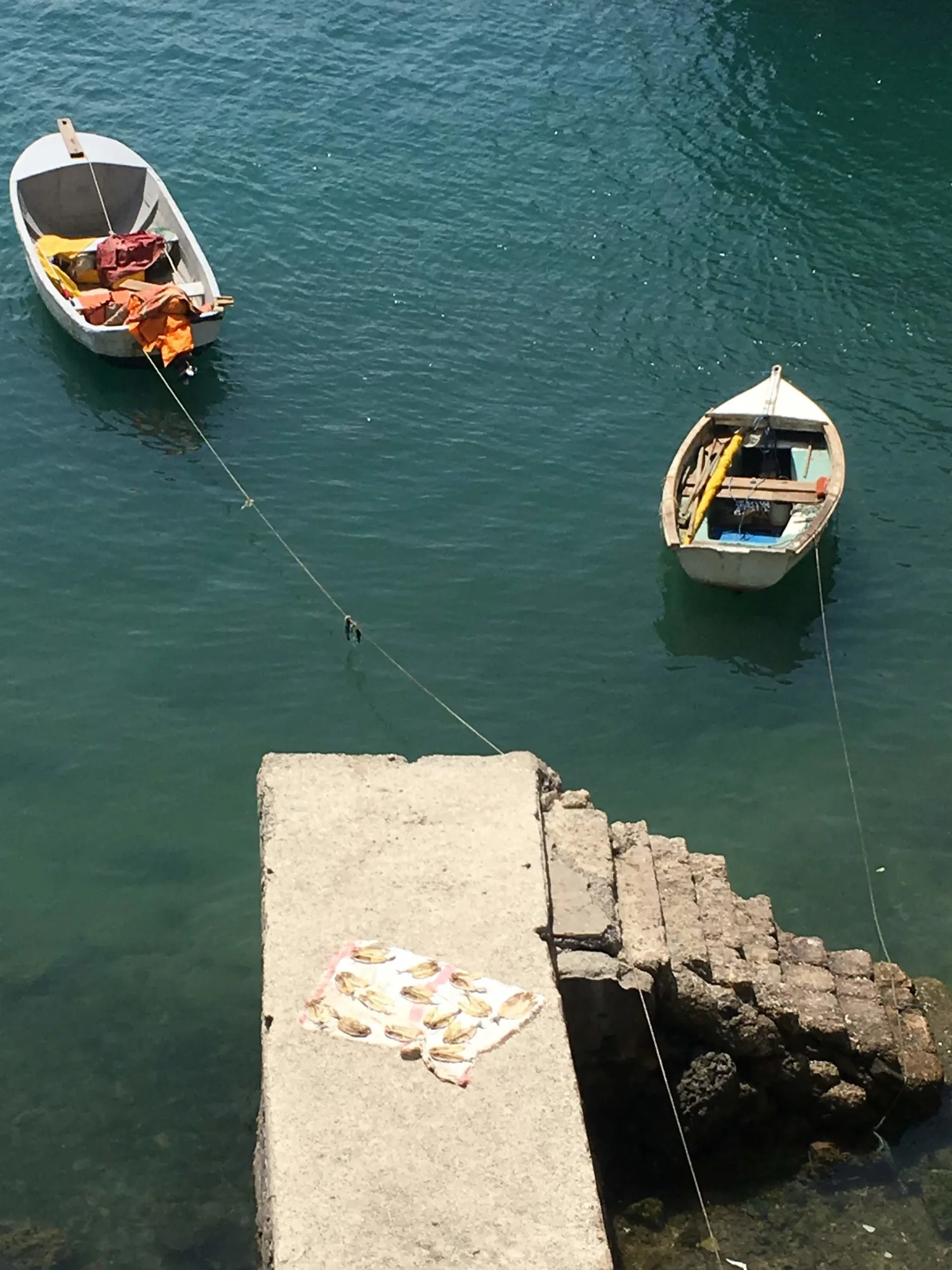 Turquoise water and calm waves along Kenya's south coast